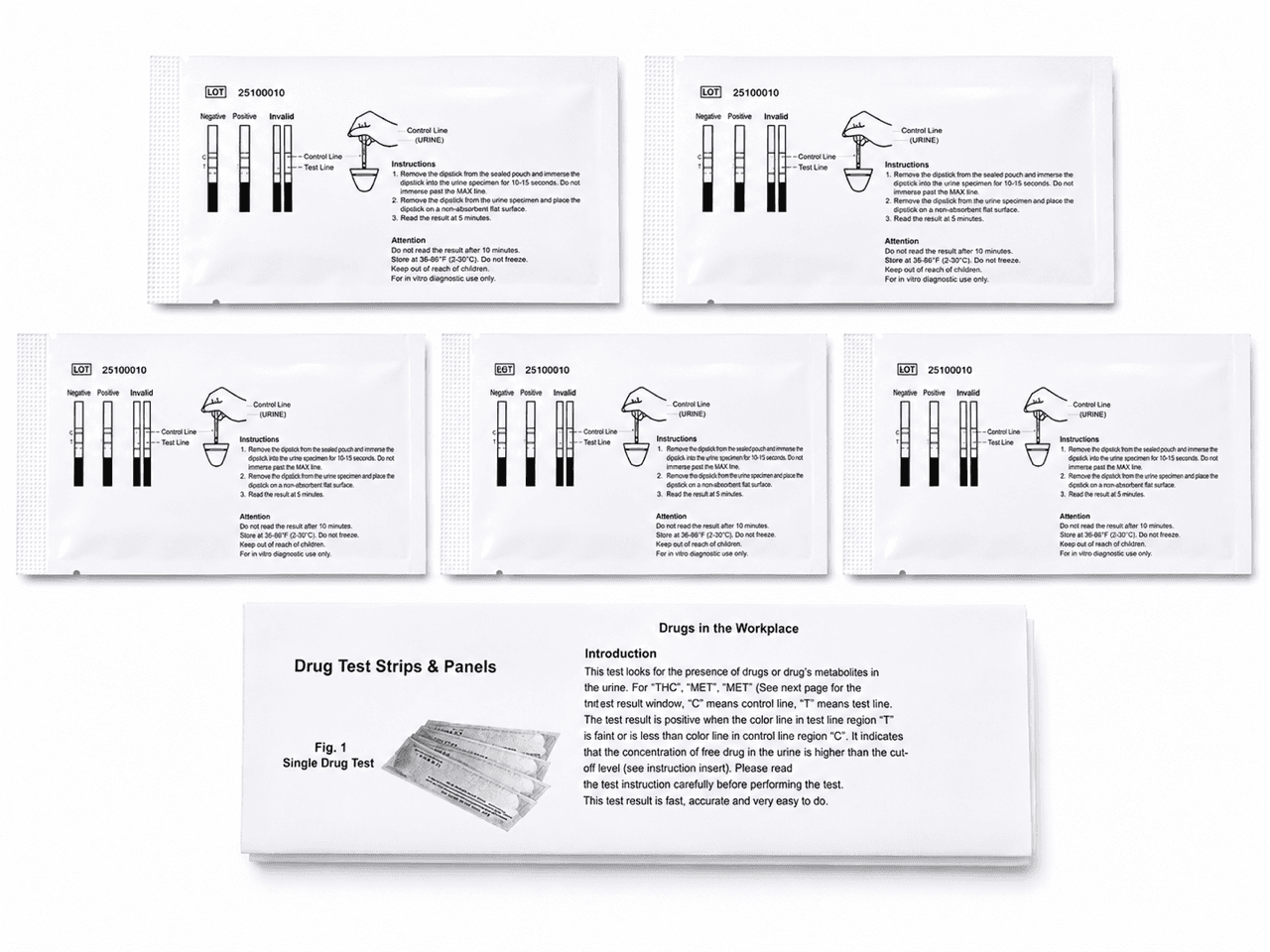Reliable Cocaine Drug Testing Kits for Workplace Drug Testing — cocaine drug test kit, tested from a urine sample