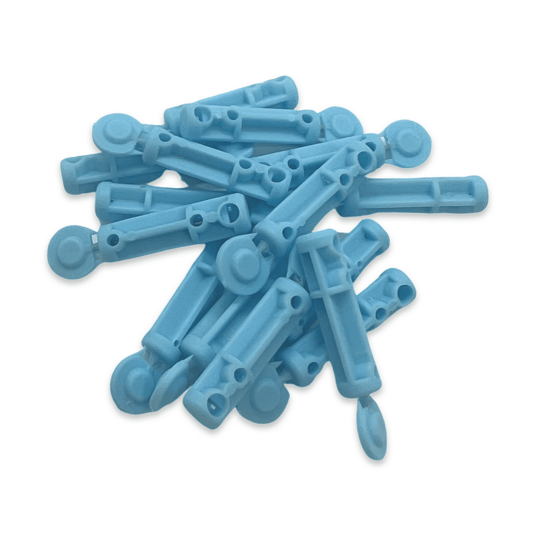 100 x 23G Sterile Lancets for Blood Testing